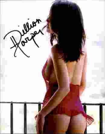 Dillion Harper authentic signed 8x10 picture