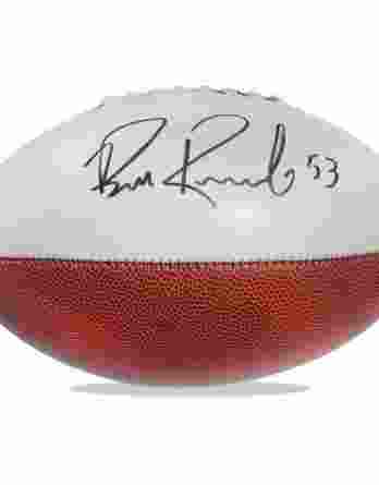 Bill Romanowski authentic signed NFL ball