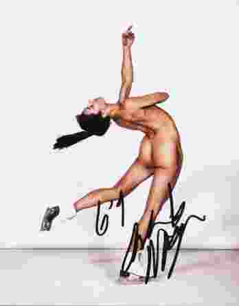 Olympic skating  Ashley Wagner signed 8x10 photo