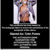 Tyler Posey proof of signing certificate