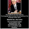 Jay Leno proof of signing certificate