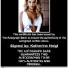 Katherine Heigl proof of signing certificate