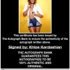 Khloe Kardashian proof of signing certificate