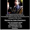 Kyle Chambers proof of signing certificate