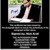 Nick Kroll proof of signing certificate