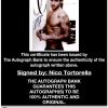 Nico Tortorella proof of signing certificate