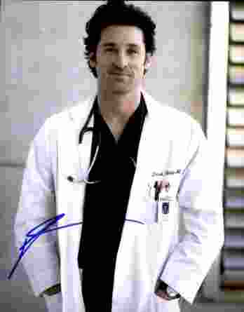 Patrick Dempsey authentic signed 8x10 picture