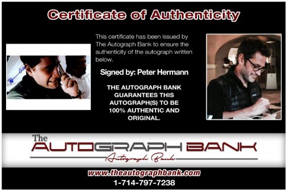 Peter Hermann proof of signing certificate