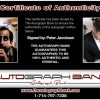 Peter Jacobson proof of signing certificate