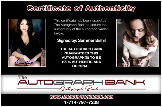 Summer Bishil proof of signing certificate
