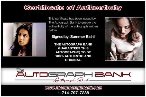 Summer Bishil proof of signing certificate
