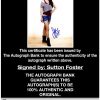 Sutton Foster proof of signing certificate