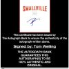 Tom Welling proof of signing certificate