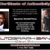Wendell Pierce proof of signing certificate