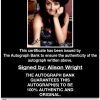 Alison Wright proof of signing certificate