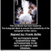 Frank Grillo proof of signing certificate