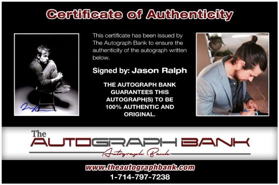 Jason Ralph proof of signing certificate