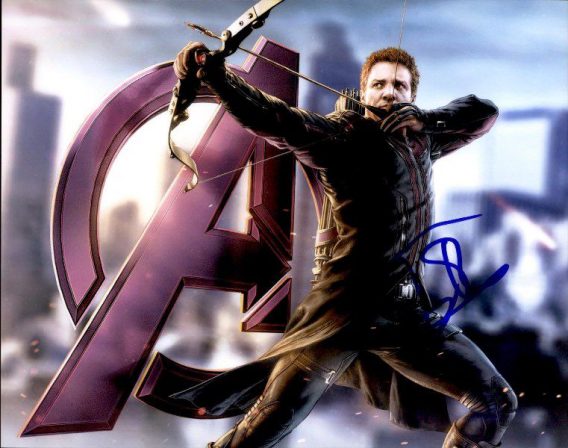Jeremy Renner authentic signed 8x10 picture