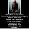Adhir Kalyan proof of signing certificate