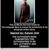 Adhir Kalyan proof of signing certificate