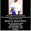 Alfonso Ribeiro proof of signing certificate
