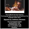Anthony Denison proof of signing certificate