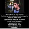 Ashton Holmes proof of signing certificate