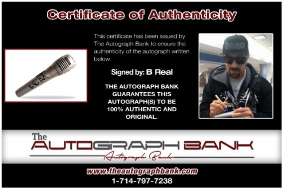 B-Real proof of signing certificate