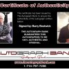Barry Bostwick proof of signing certificate