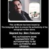 Ben Falcone proof of signing certificate