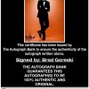 Brad Goreski proof of signing certificate