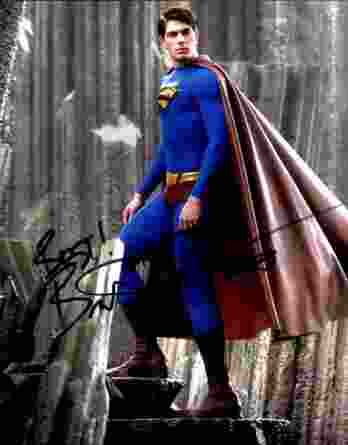 Brandon Routh authentic signed 8x10 picture