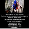 Brandon Routh proof of signing certificate