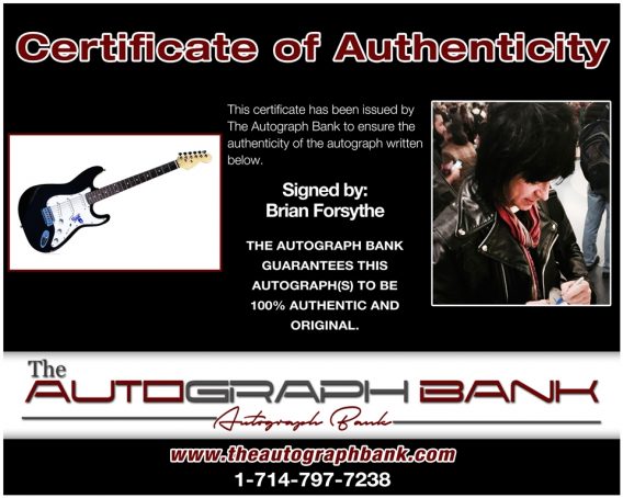 Brian Forsythe proof of signing certificate