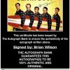 Brian Wilson proof of signing certificate