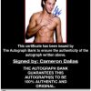 Cameron Dallas proof of signing certificate