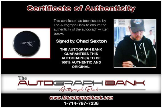 Chad Sexton proof of signing certificate