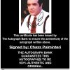 Chazz Palminteri proof of signing certificate