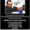 Chazz Palminteri proof of signing certificate