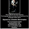 Chester Bennington proof of signing certificate