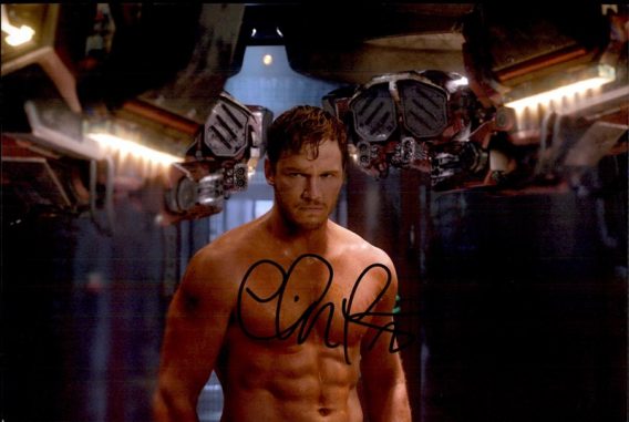 Chris Pratt authentic signed 8x10 picture