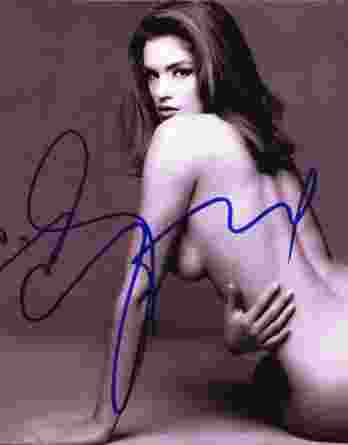 Cindy Crawford authentic signed 8x10 picture