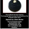 Clem Burke proof of signing certificate