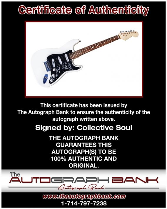 Collective Soul proof of signing certificate