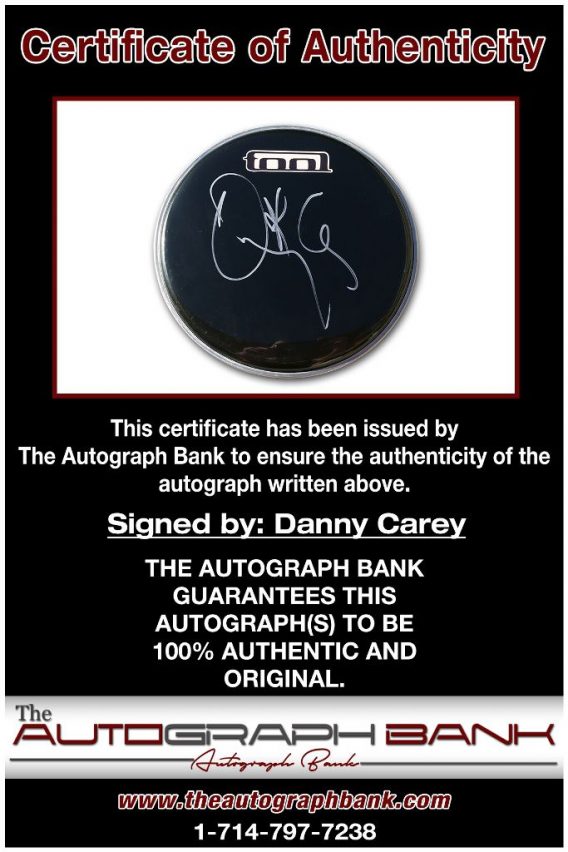 Dana Carvey proof of signing certificate