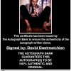 David Dastmalchian proof of signing certificate