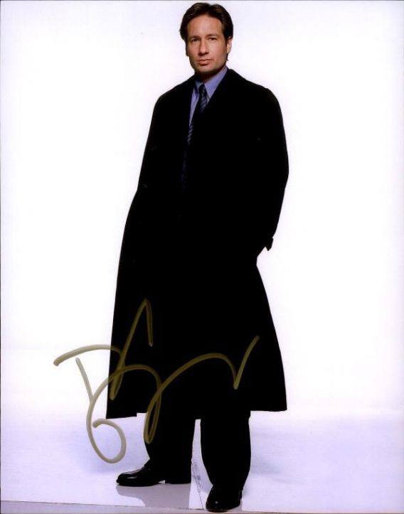 David Duchovny authentic signed 8x10 picture