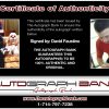 David Faustino proof of signing certificate