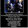 Dina Meyer proof of signing certificate