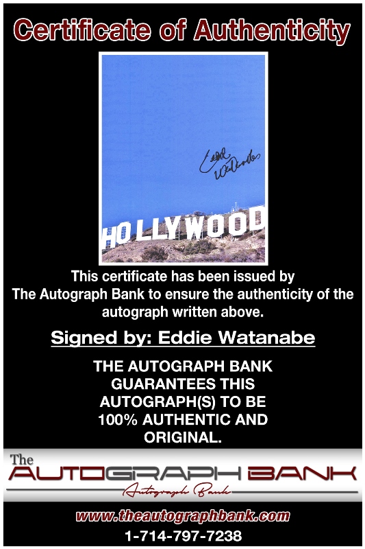 Eddie Watanabe proof of signing certificate